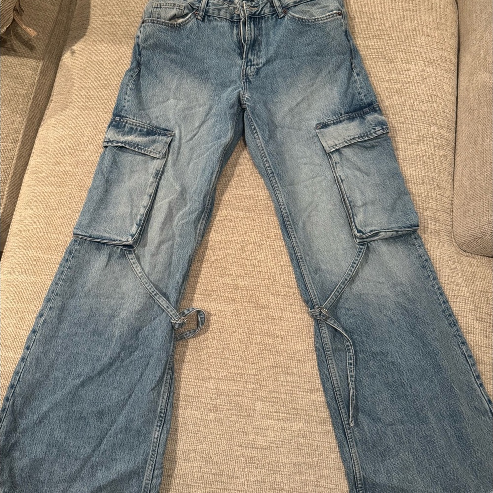 Zara Blue Relaxed Jeans Classic Denim Style